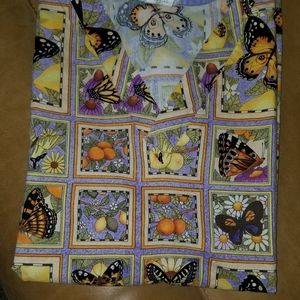 Butterfly scrub top by WS fundamentally cotton